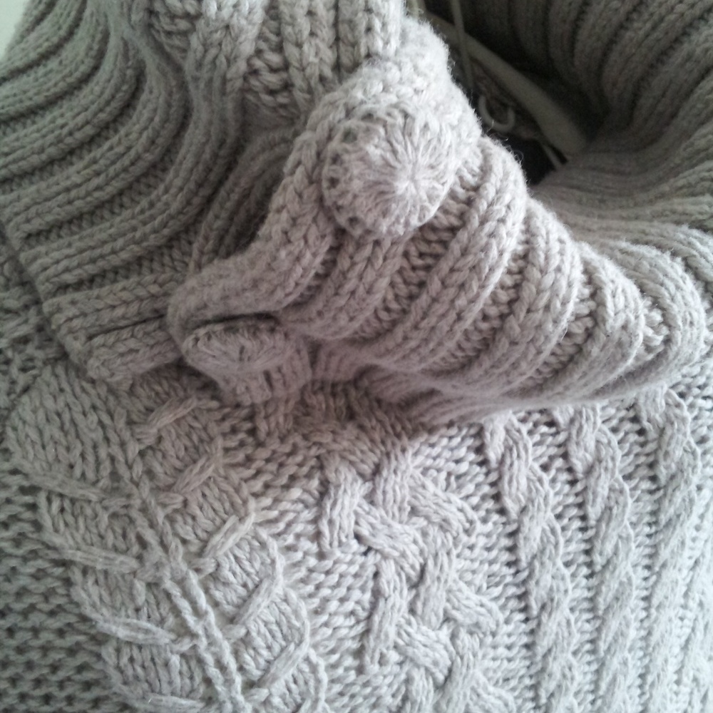 Anthropologie Fiets Voor 2 Cabled Cocoon Poncho